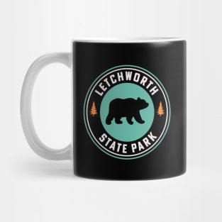 Letchworth State Park Camping Hiking Waterfalls New York Mug